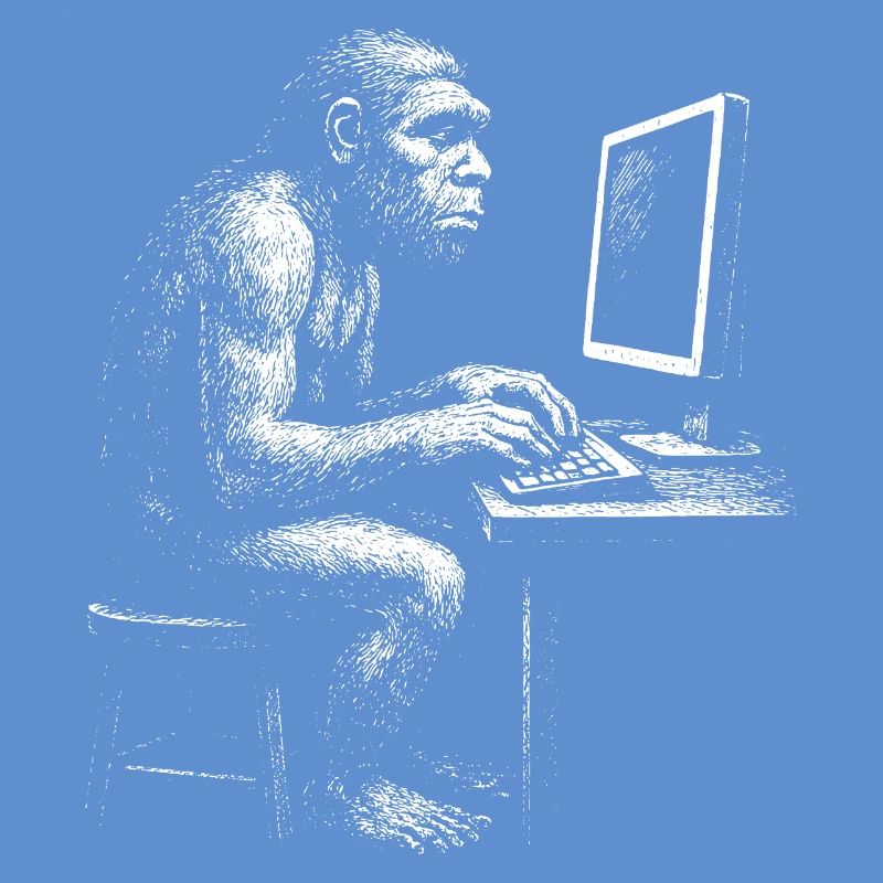 Digital Coder Homo Erectus Geschenk