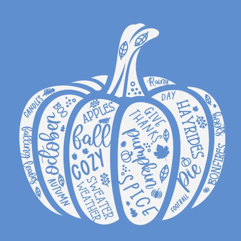Pumpkin Autumn Quote Pattern