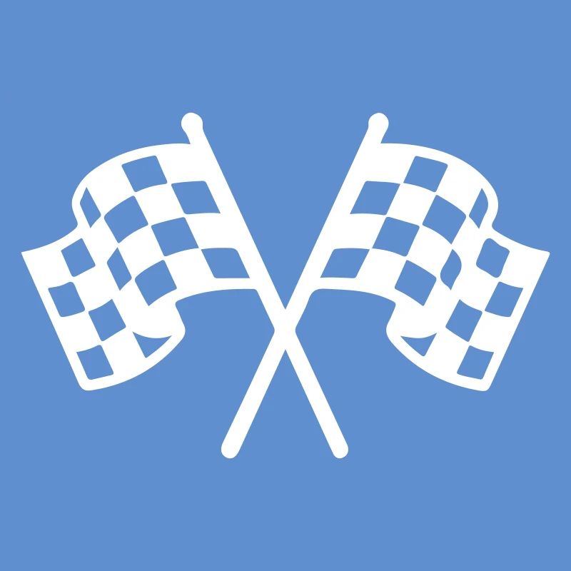 Icône du drapeau de course