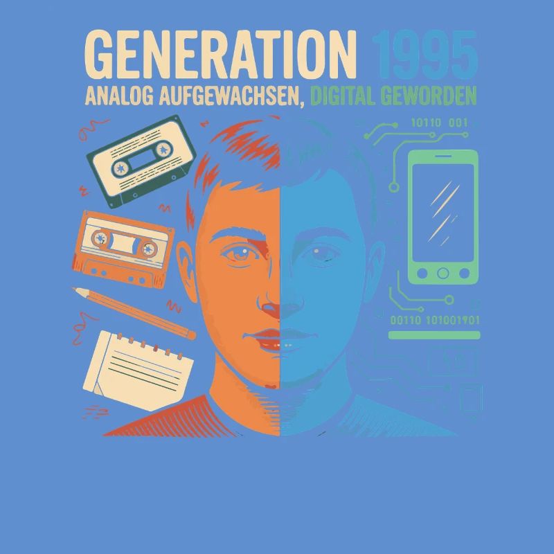 Generation 1995 Retro Tech Double Portrait