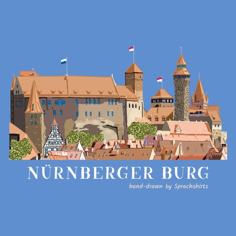 Nuremberg Castle Hand Drawing