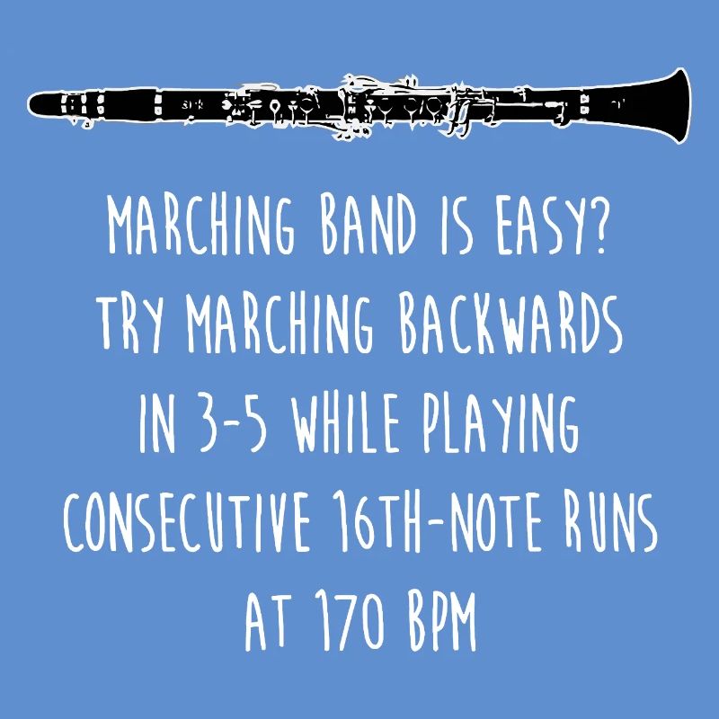 Backward Cadence Marching Tee