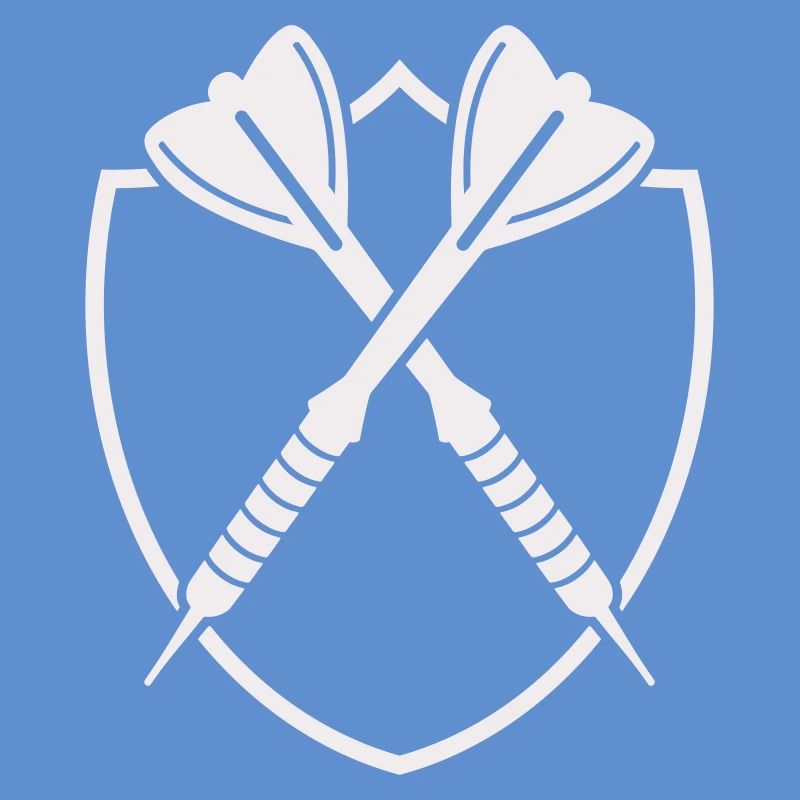 Croix de Bouclier de Fléchettes – Symbole de Précision