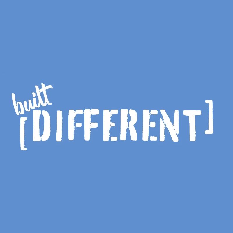 Built Different – Typo Statement Trend Saying