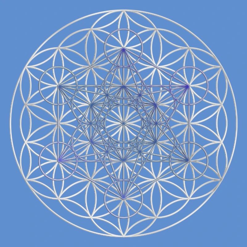 Le cube de Metatron - Fleur de la vie