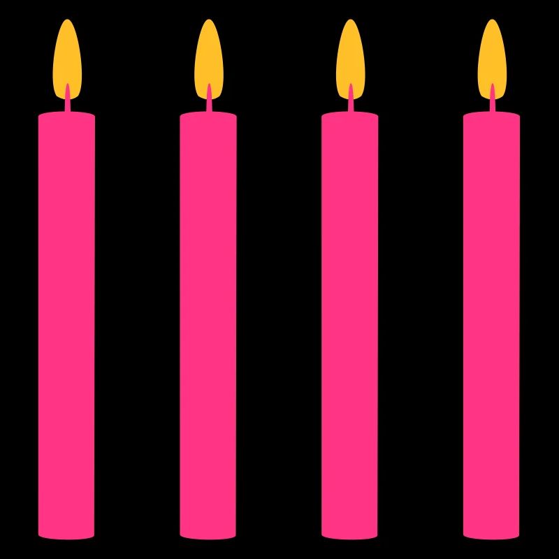 4 candles / / four / / fourth birthday / / fourth