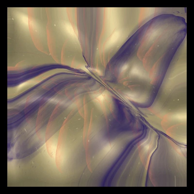 Blue pattern on gold!