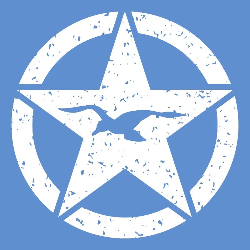 Vintage Stern Möwe Logo