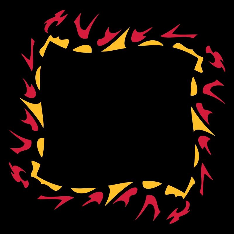Abstrait feu flamme structure