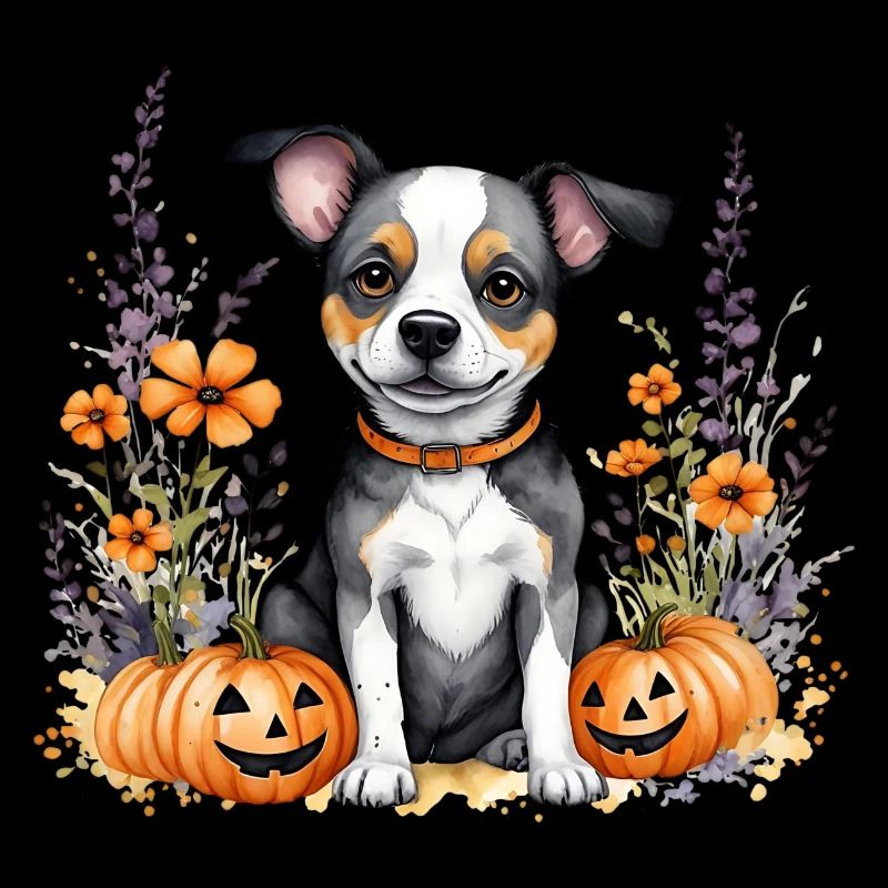 Halloween-Welpe