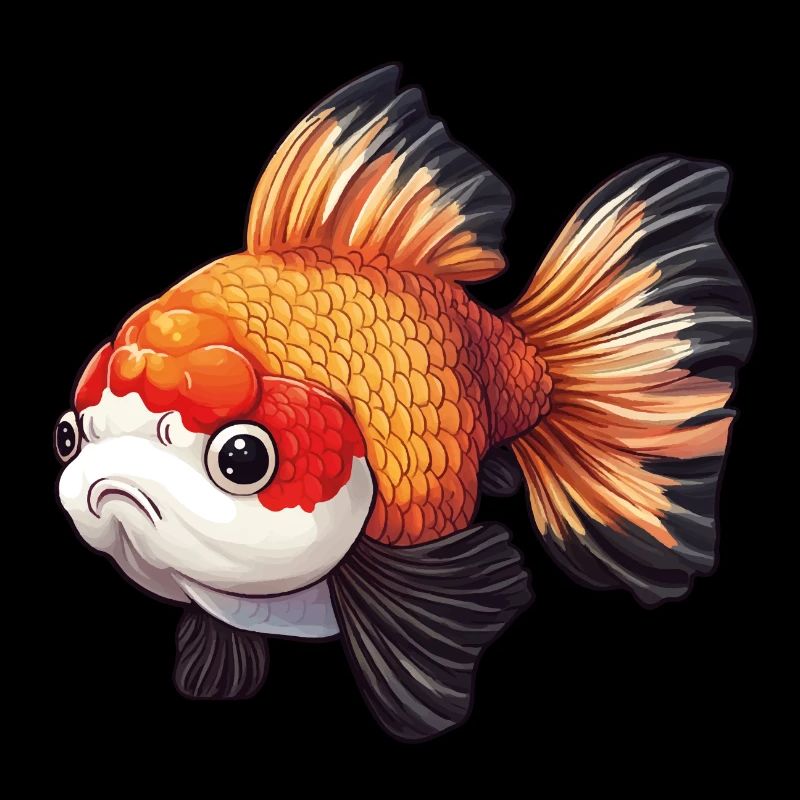 Fancy Calico Veiltail Goldfish