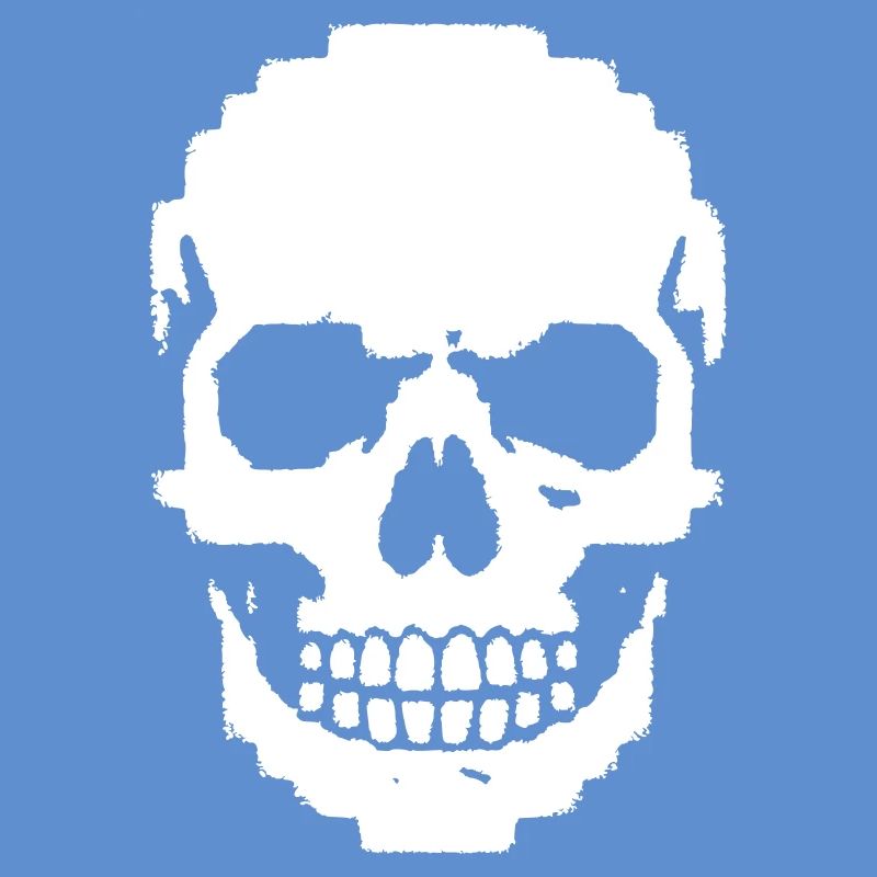 Pixel Totenkopf Schädel 8-Bit