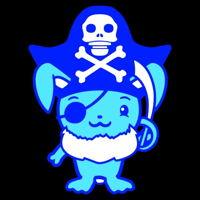Petit lapin mignon Patch pour l’œil du capitaine
