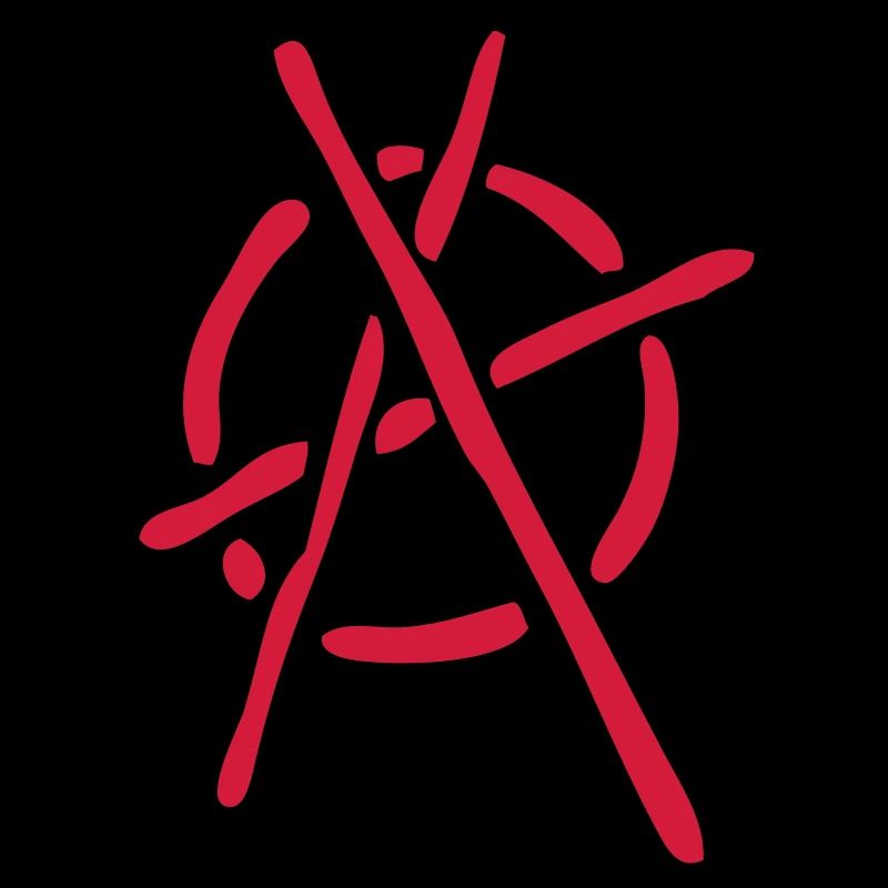 anarchy logo stencil