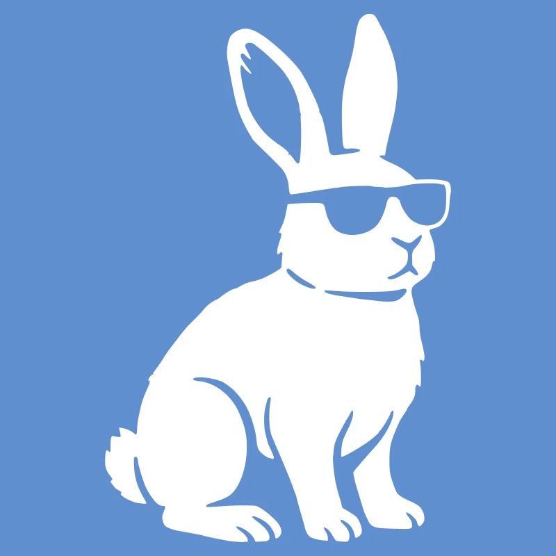 Mignons lunettes de soleil en forme de lapin, Vector cool