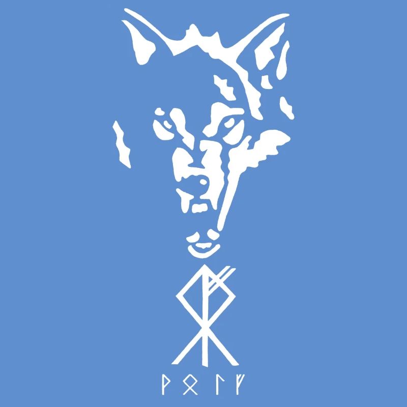 Wikinger-Rune des Wolfes