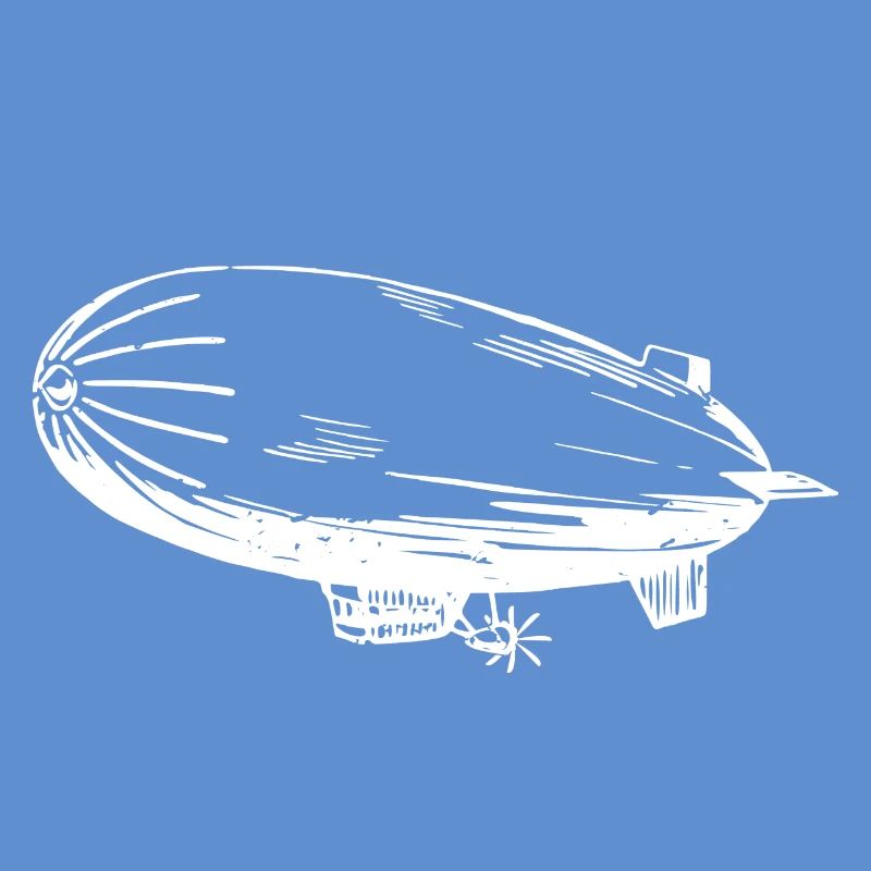 Silhouette eines Luftschiffs – Stilvolles