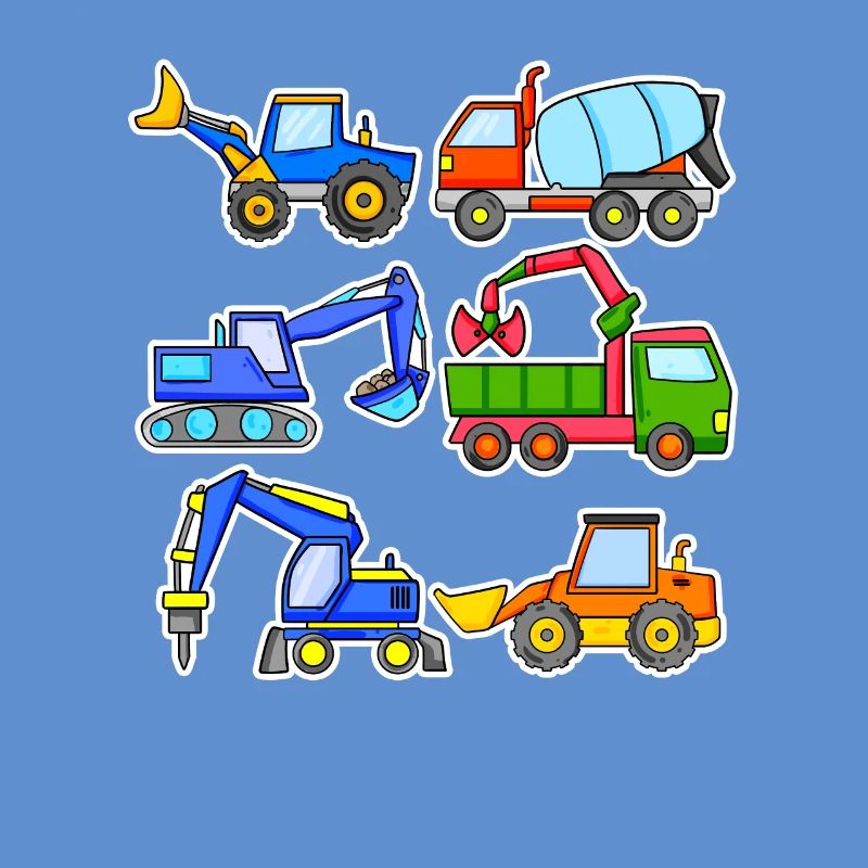Construction site vehicles