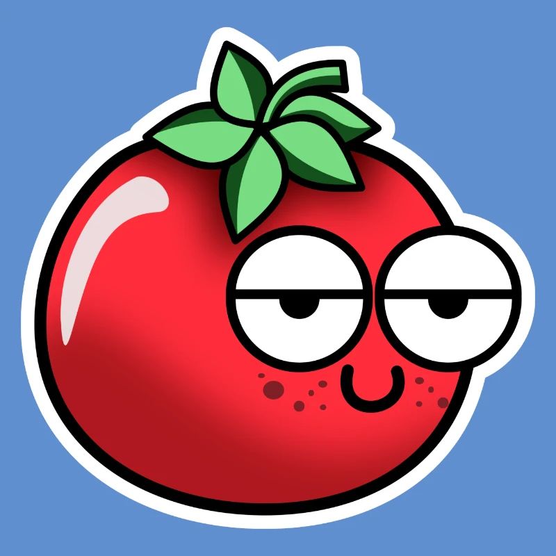 Tomato with face
