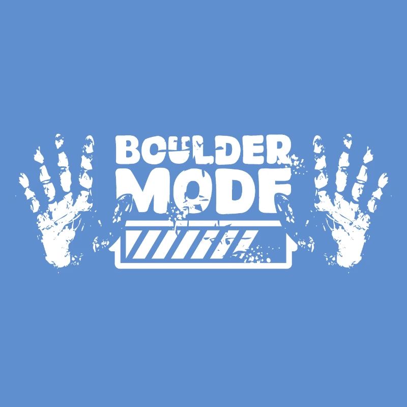 Boulder Chalk loading Hand Kletterer Symbol Logo