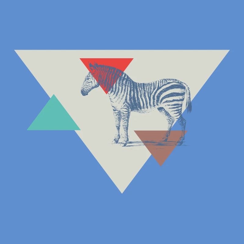 Conception de triangle de zèbre