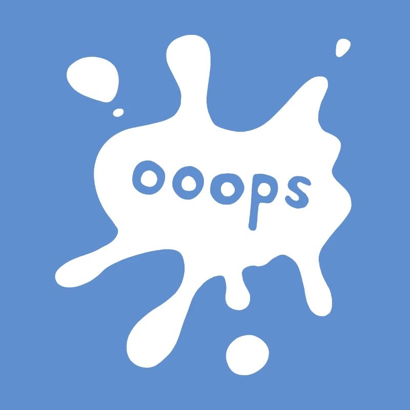 Ooops blanc tache