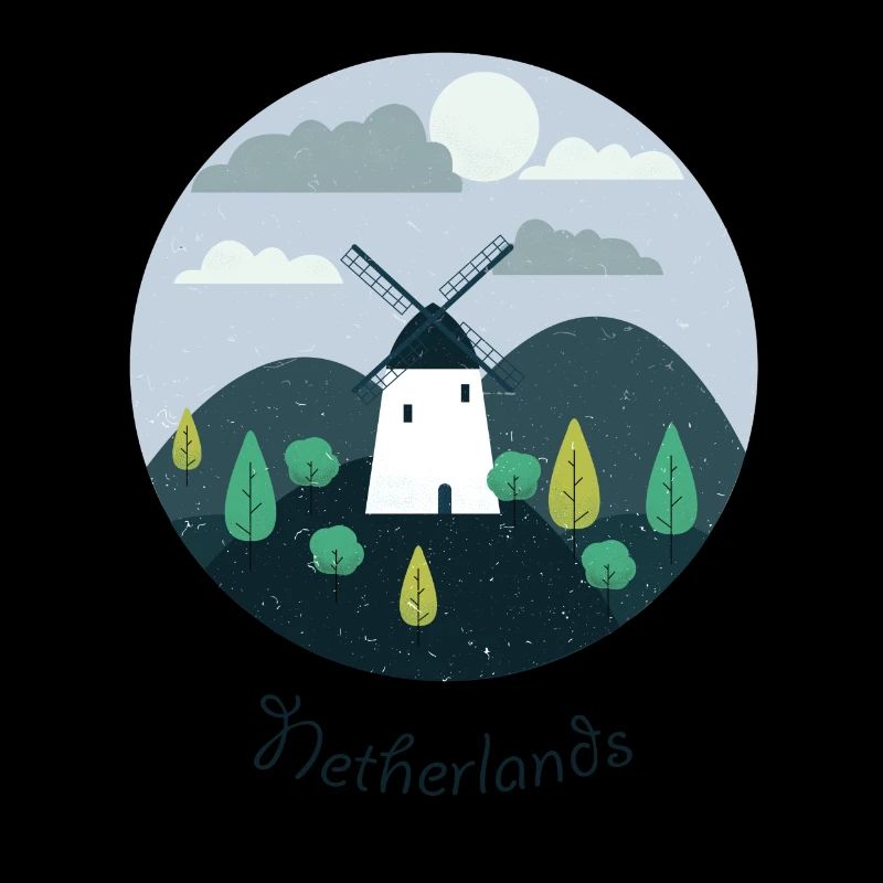 Sweet big Netherlands logo. Gift idea
