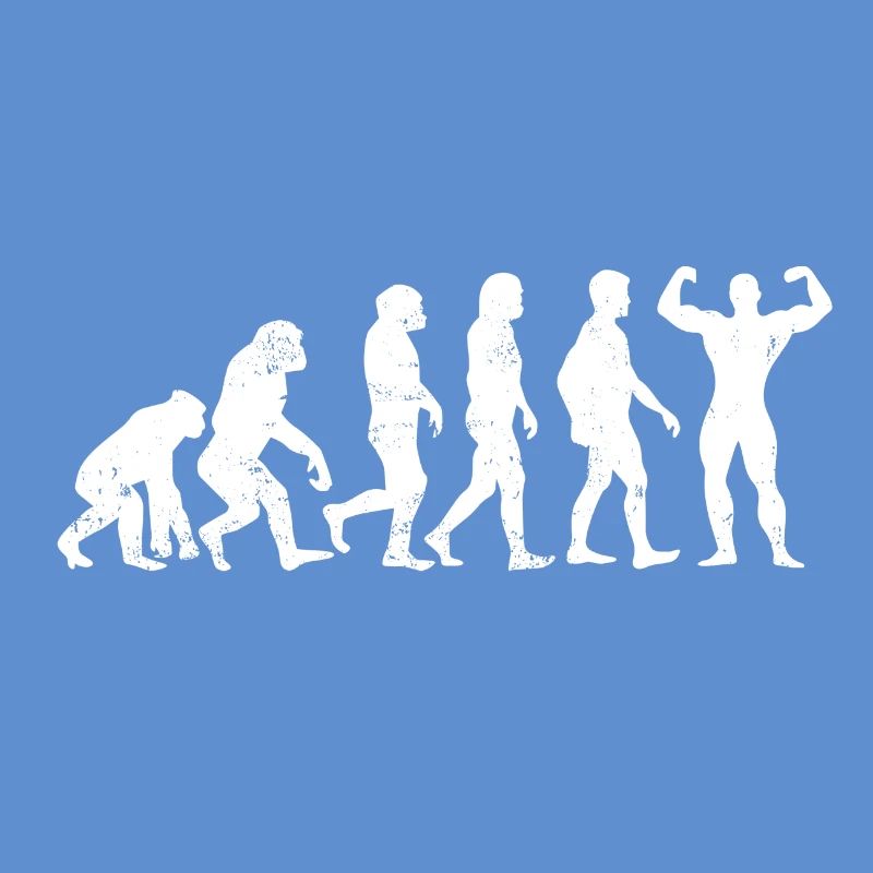 Muskelmann Evolution geschenk bodybuilder maschine