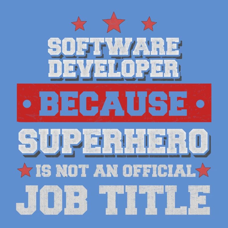 Software Developer Superhero Shirt
