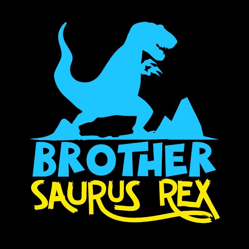 Frère Saurus Rex - Funny Dinosaur Graphic