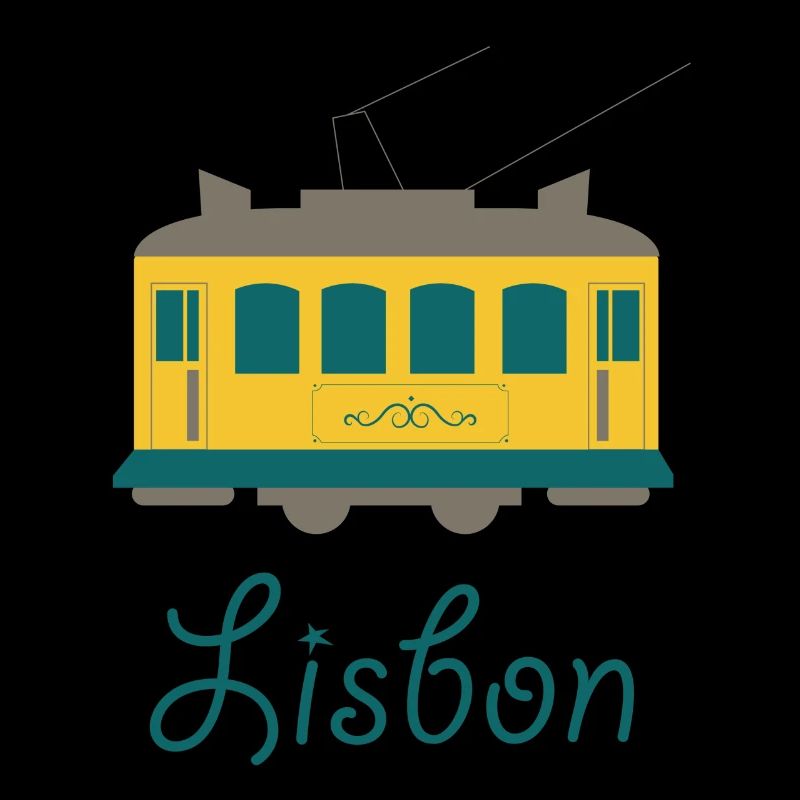 Süßes lissabon Logo Geschenk Idee