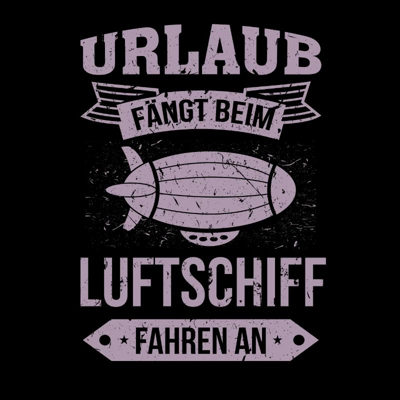 Luftschiff Urlaub fängt an