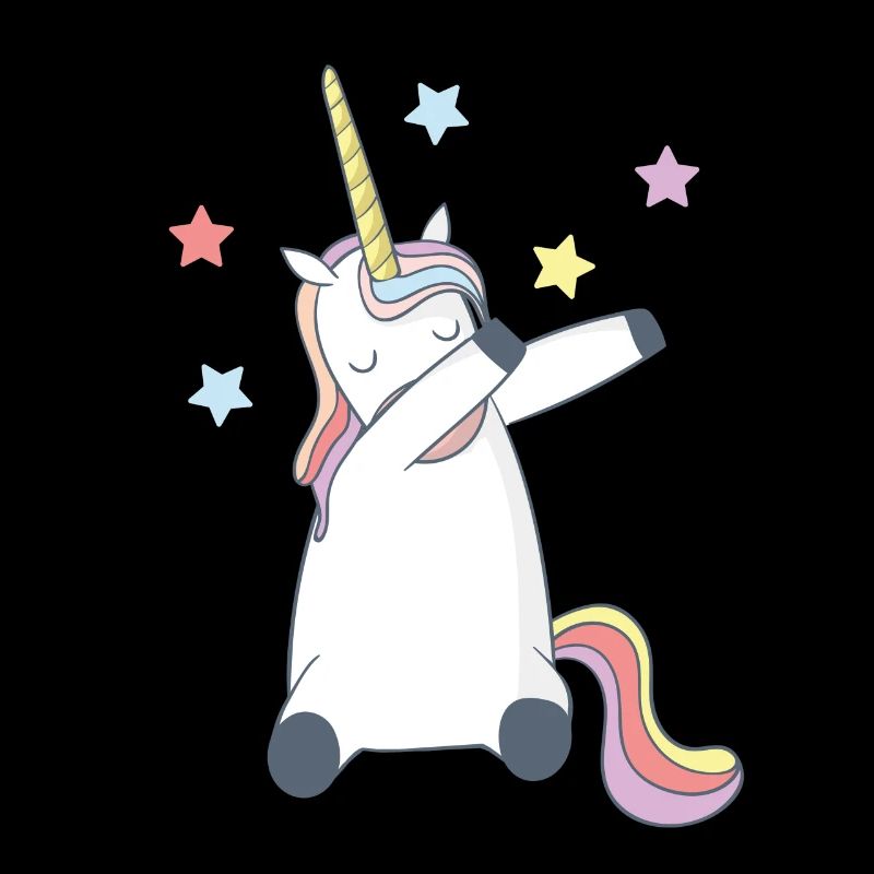 Dabbing Einhorn Dabbendes Einhorn Glitzer Glitter