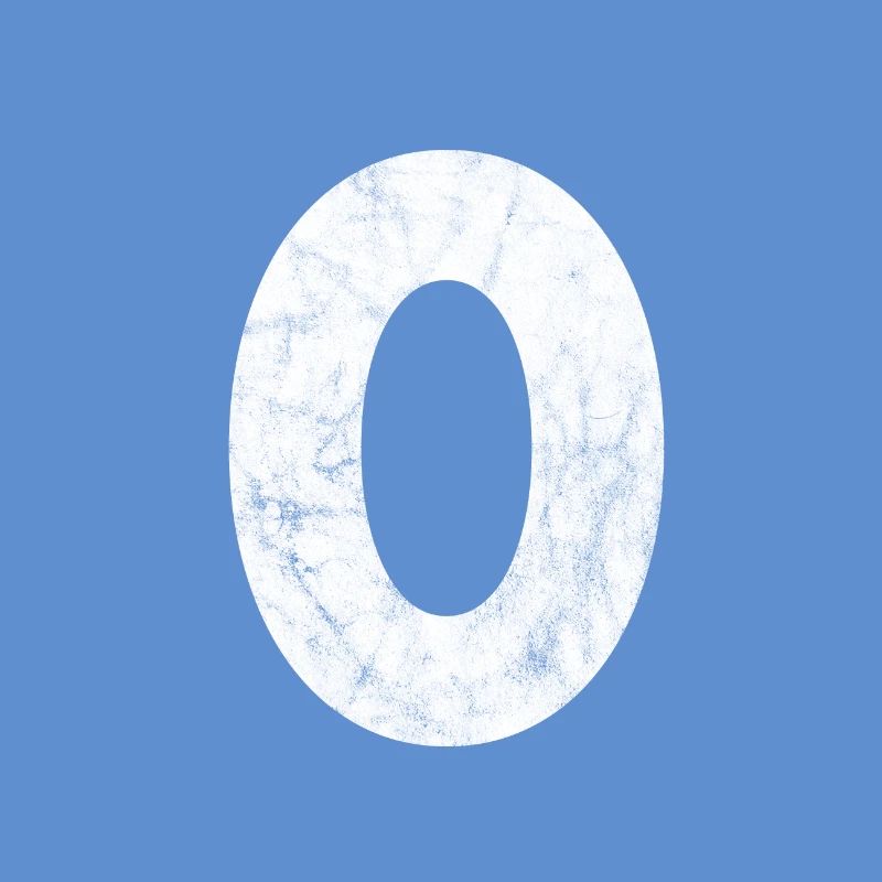 Zahl 0, Nummer 0, 0, Zero, Number Zero, Null