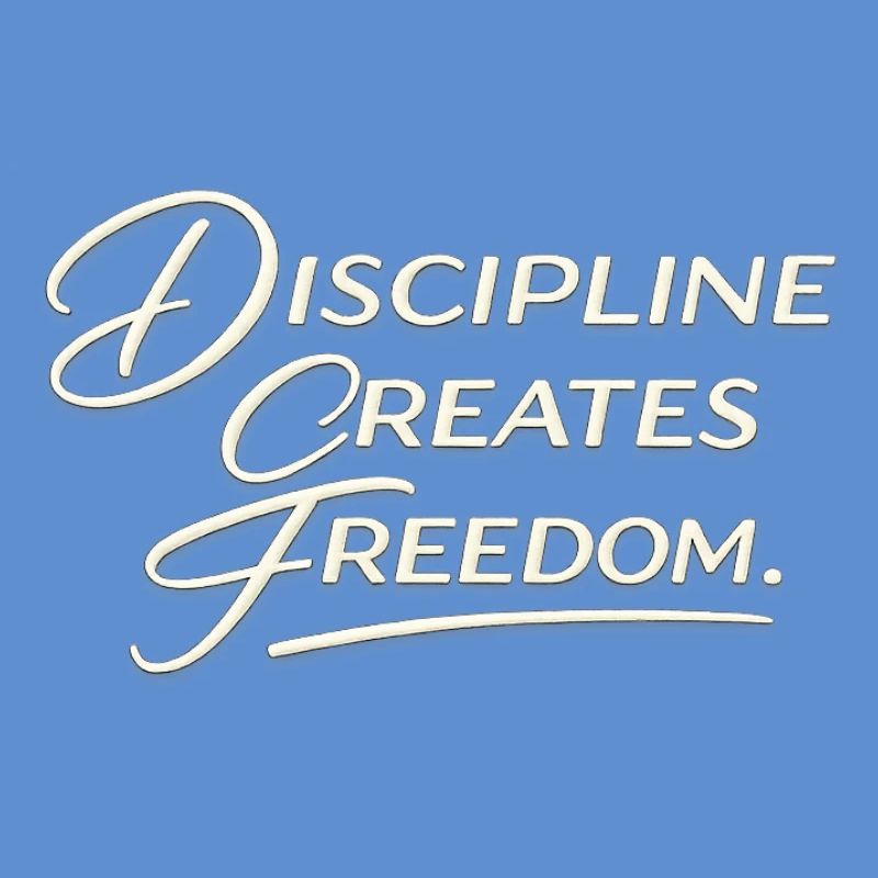 Discipline Creates Freedom Script
