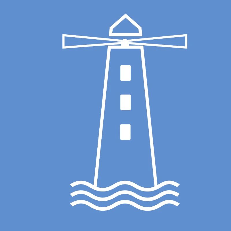 Le phare - blanc