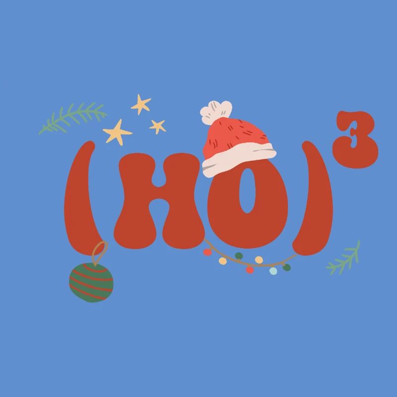 Mathématiques de Noël Hohoho Math Formule Math