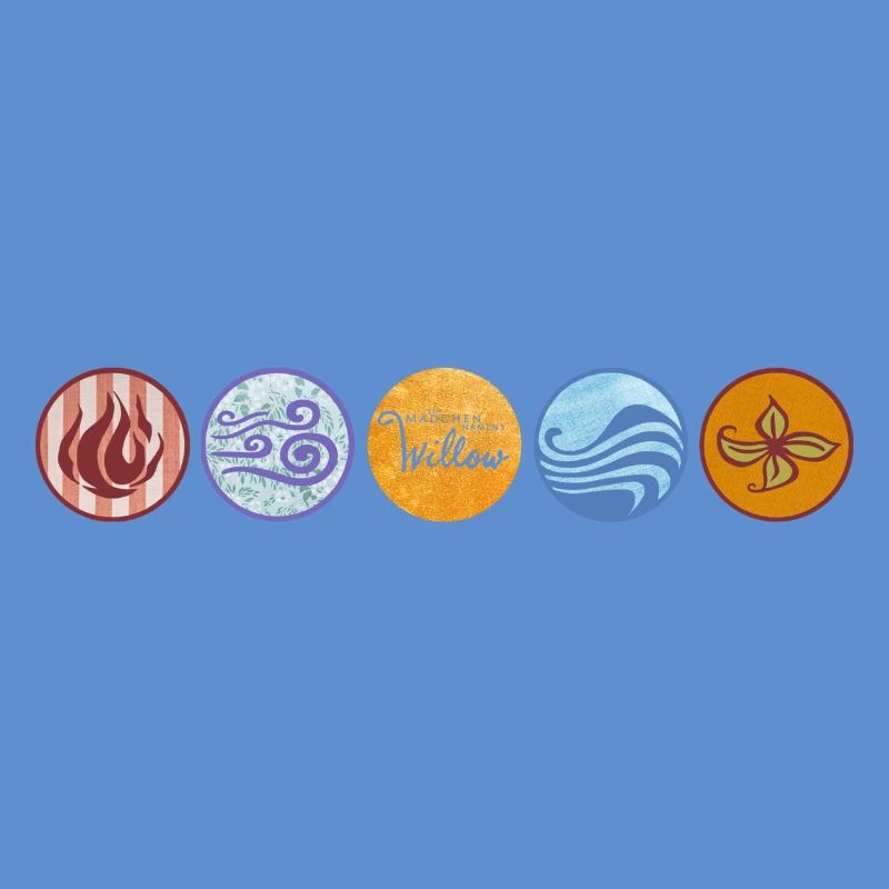 "Ein Mädchen Namens Willow" 4 Elemente Mit Logo