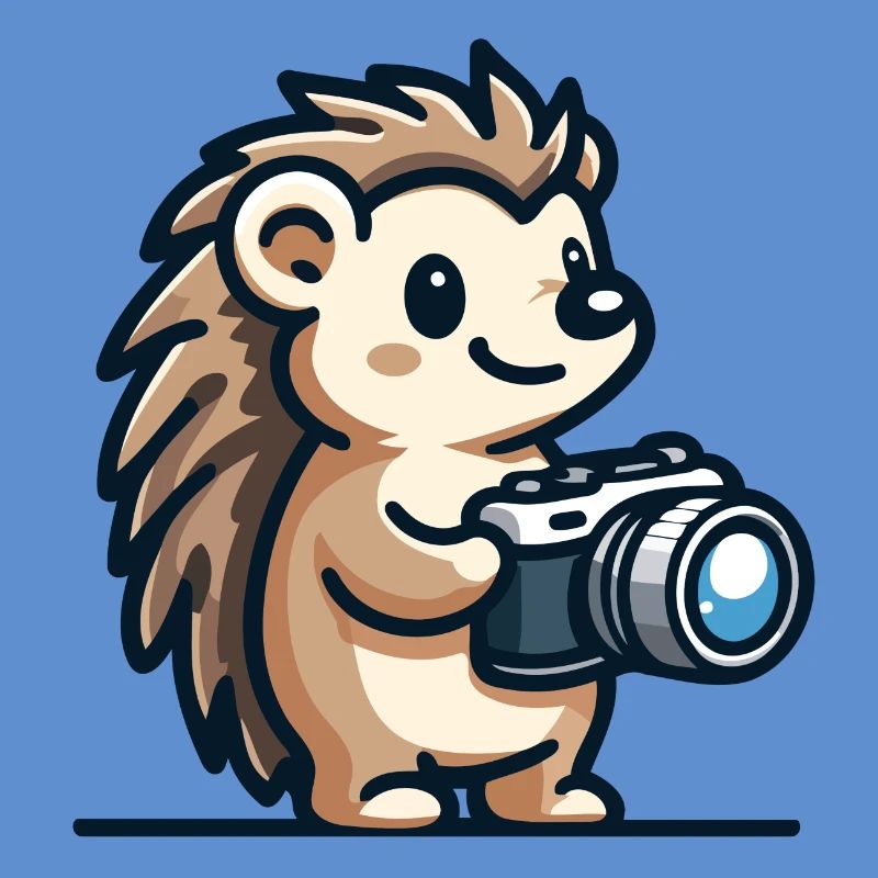 Schnappschuss-Igel: Der Shutterbug-Kumpel