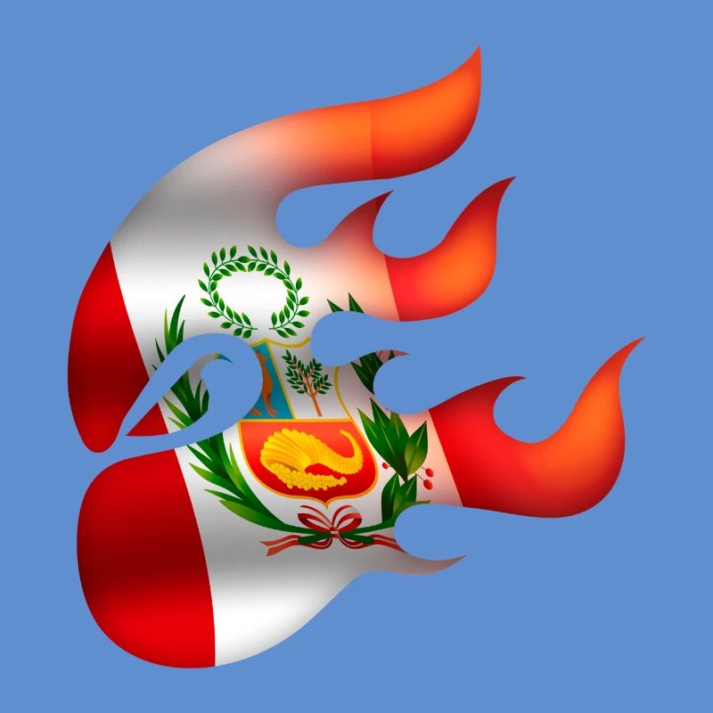Drapeau du Pérou - Pérou - Ninja