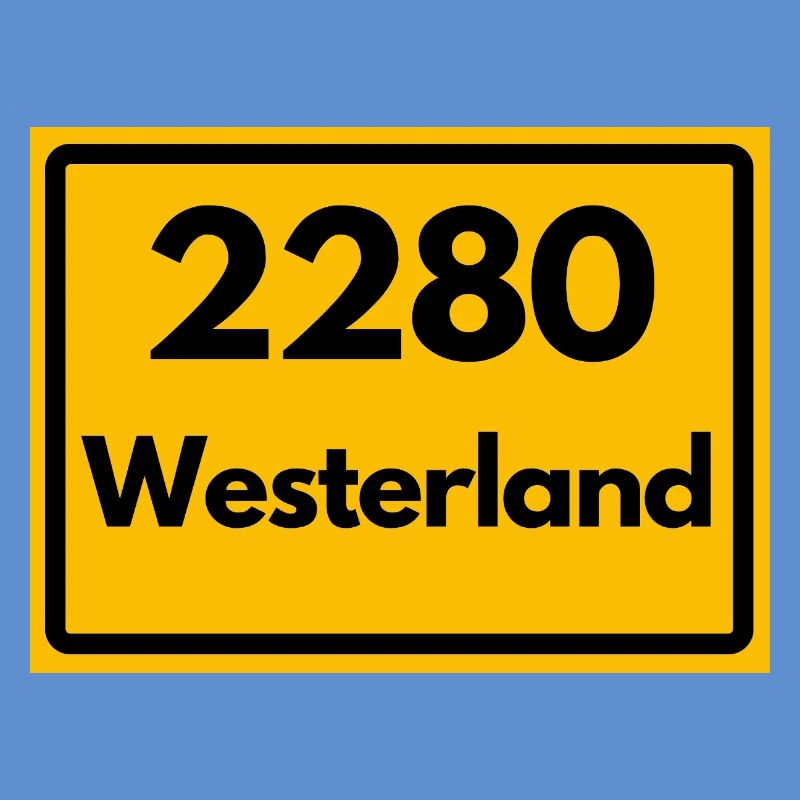 ANCIEN CODE POSTAL RETRO 2280 WESTERLAND – SYLT