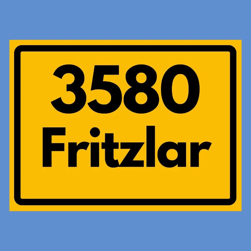 ANCIEN CODE POSTAL RETRO 3580 FRITZLAR DOMFACH