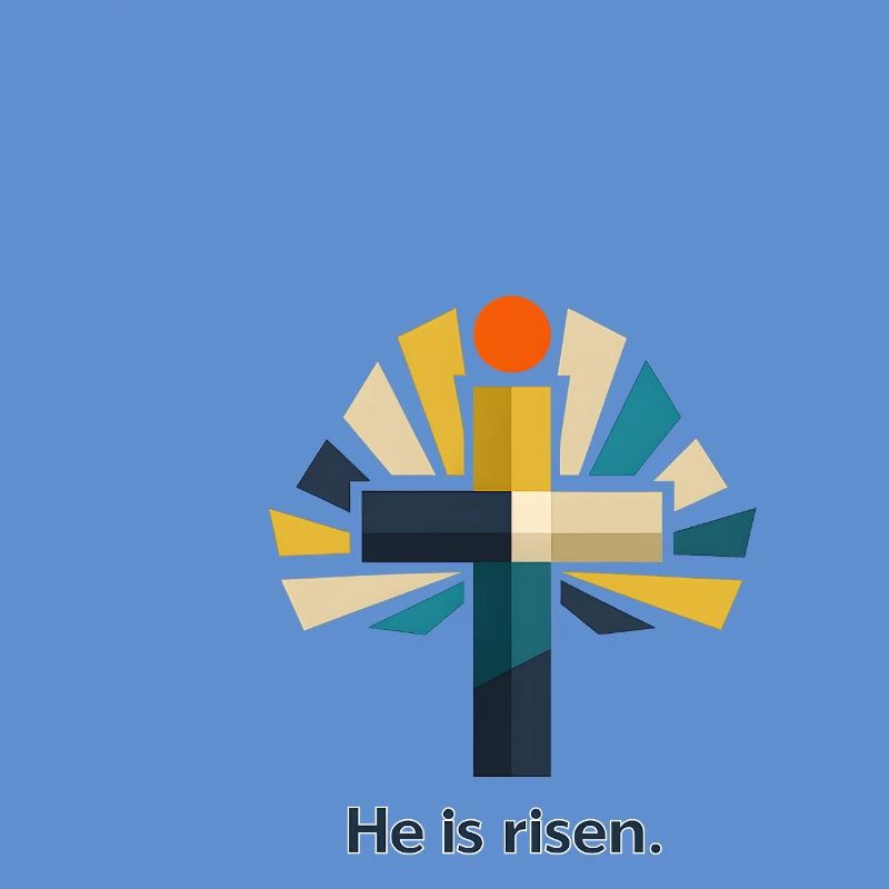 Resurrection He is Risen Easter Jesus