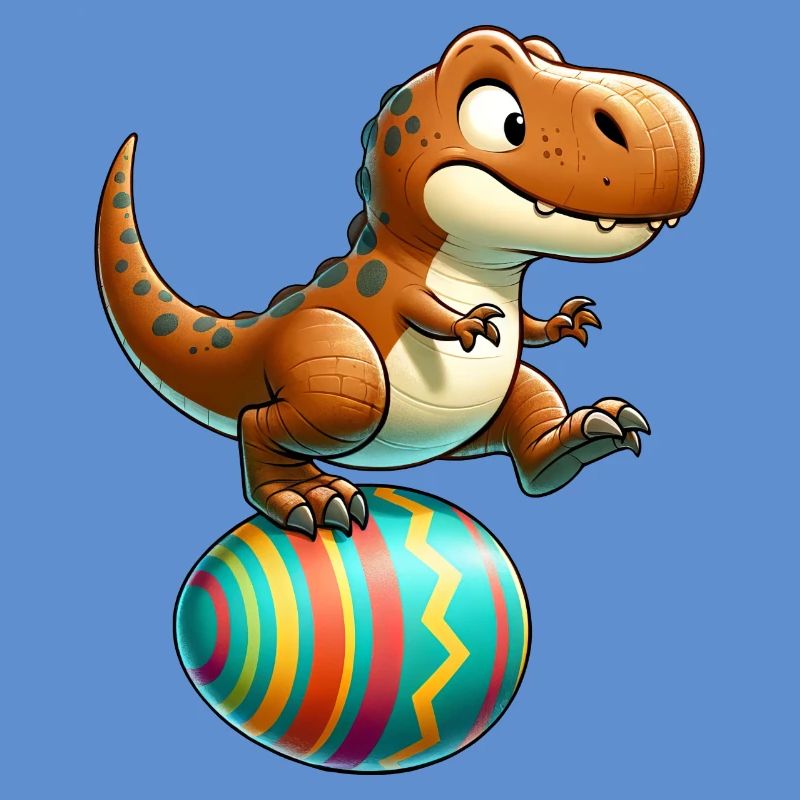 Dancing T-Rex, Easter Eggshell Fun