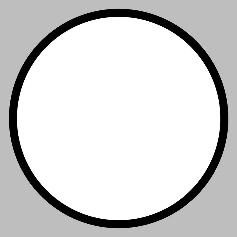 Symbole de cercle vide