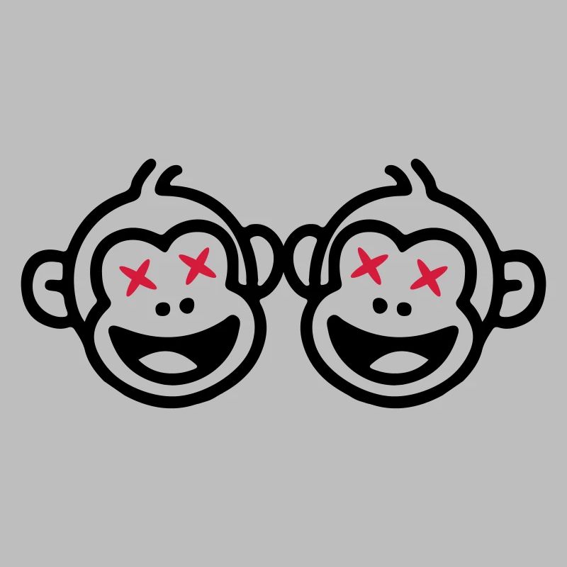 Équipe de singes drôle