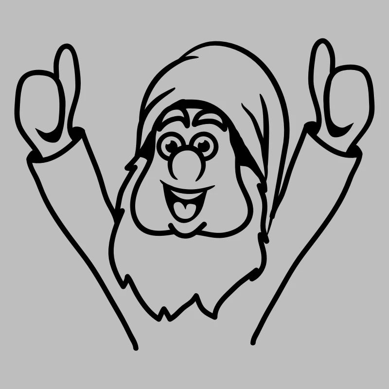 Dwarf thumbs up happy