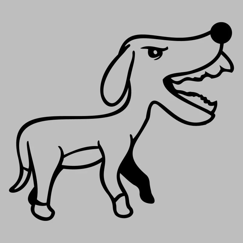 Dog, Furious, Biting, , Aggressive, Attack