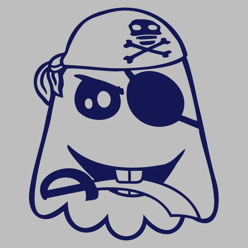 Pirate Ghost Funny Evil Ghost Halloween Fun