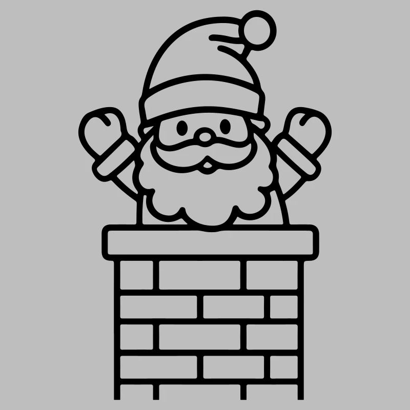 Weihnachtsmann Lustig